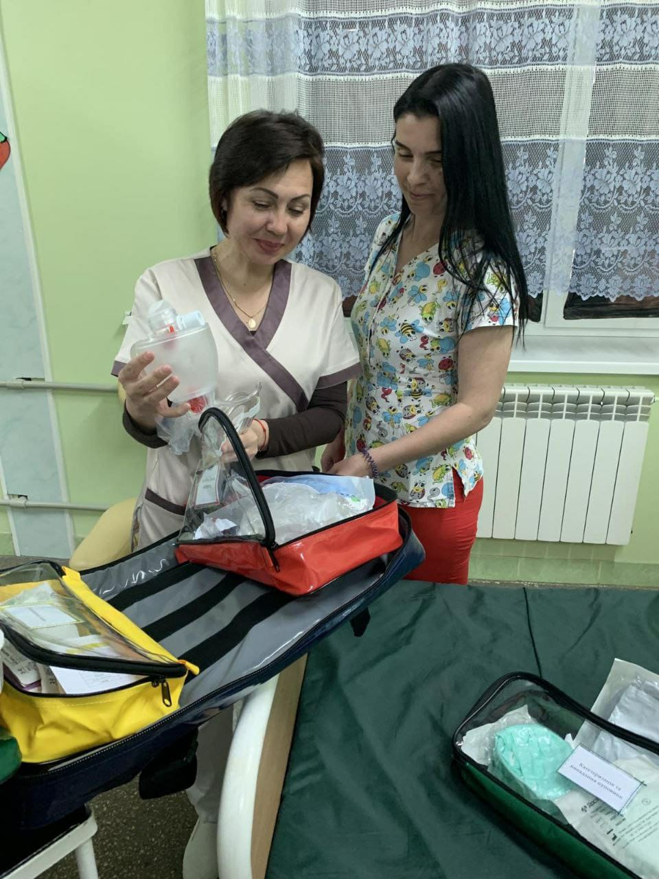 Professionals in Zaporizhzhia with Baby Lifeline Birth bags